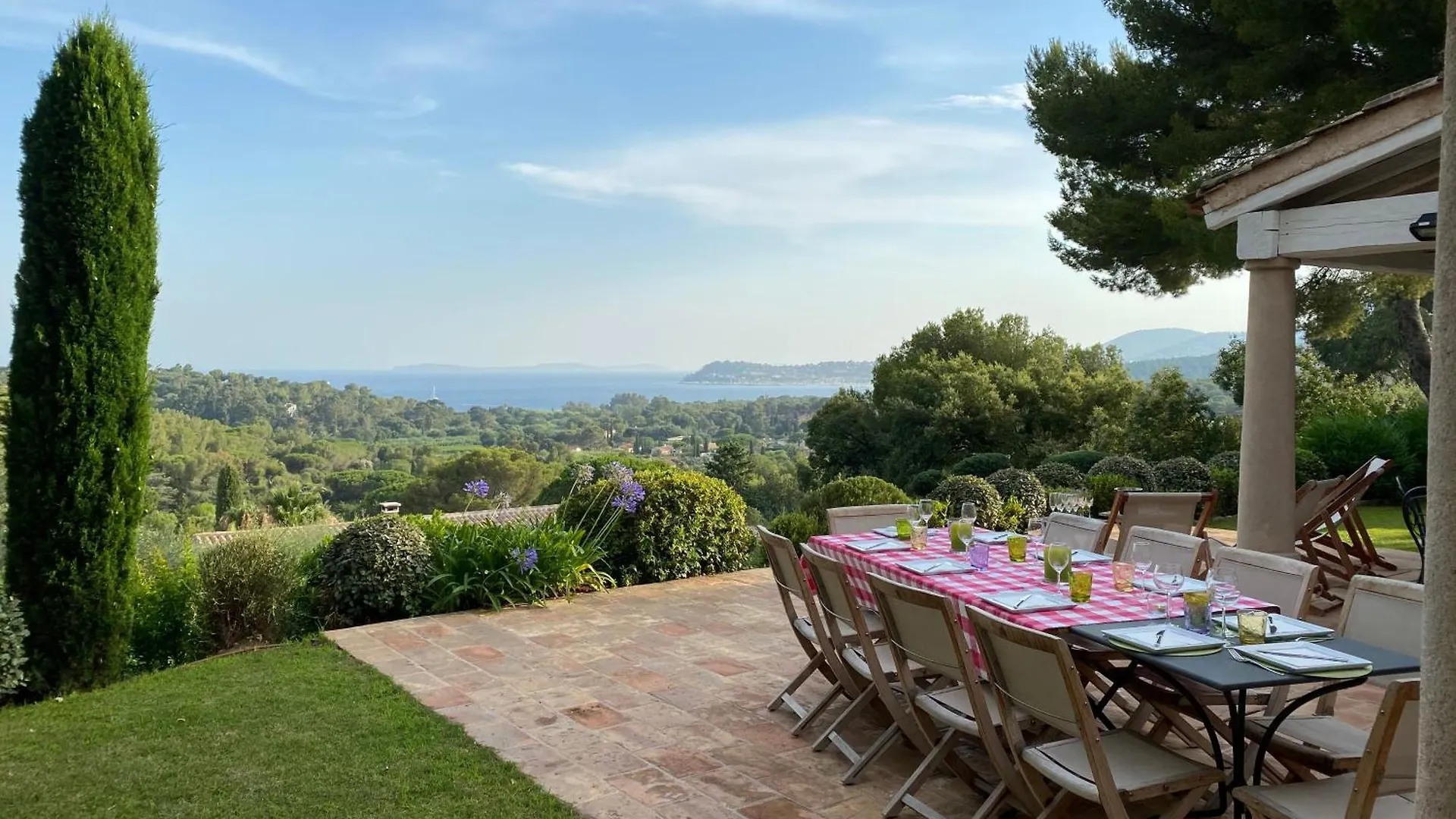 Tatil Evi Tres Belle Villa Vue Mer - Piscine A Debordement La Croix-Valmer